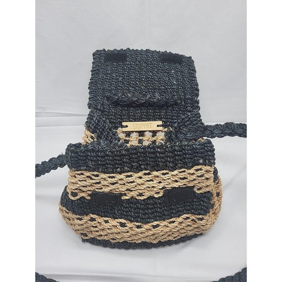 Vintage Esprit woven jute Crossbody Bag - Picture 4 of 6